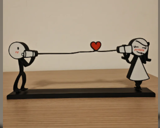 Couple Telephone — 3D printed by Moon Studio 3D